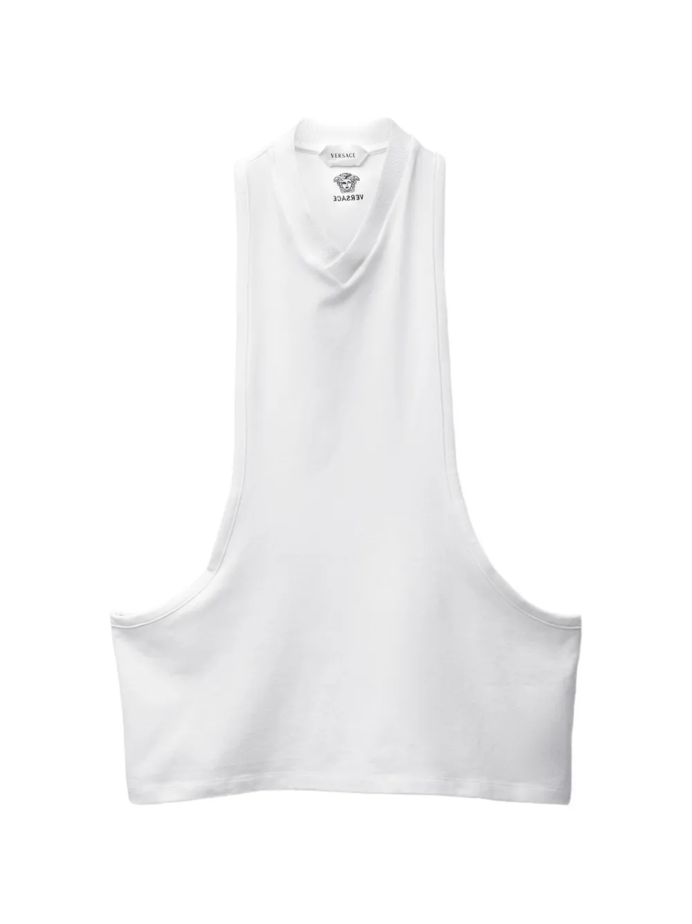 Versace stretch cotton-jersey tank top - Weiß