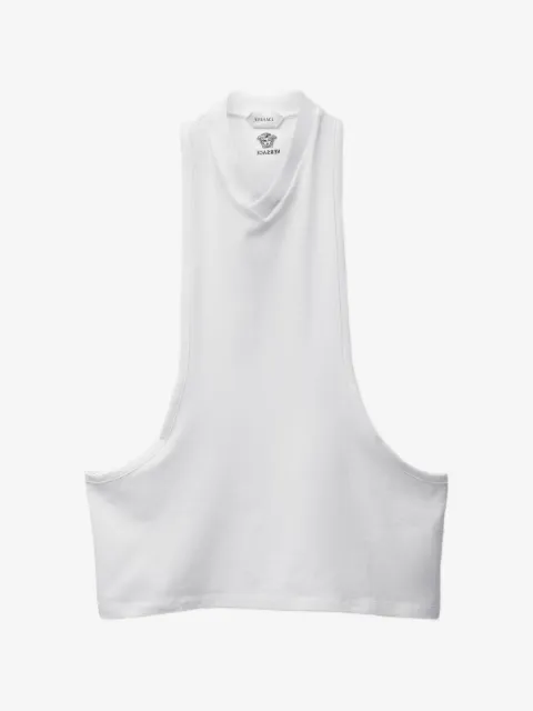 Versace camiseta sin mangas de algodón elástico