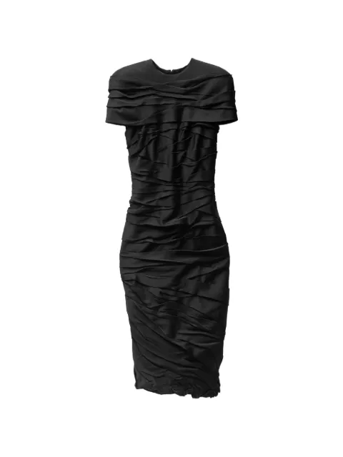 Versace pleated mini dress