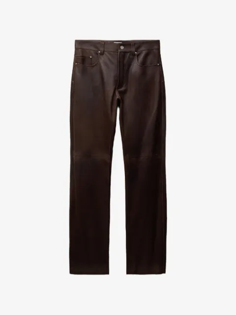 Versace leather pants