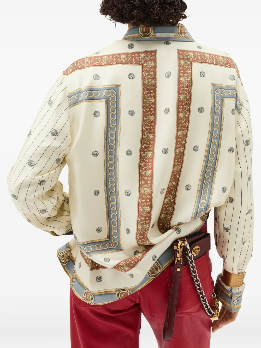  Versace Patterned Shirt - Neutrals 