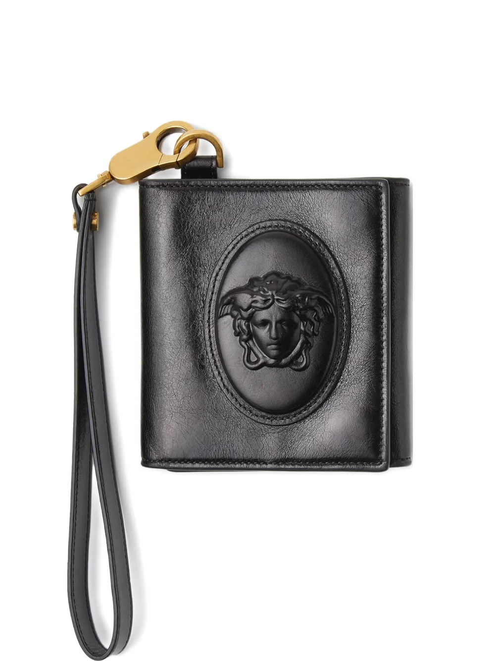 Versace Portafoglio con medaglione - Nero