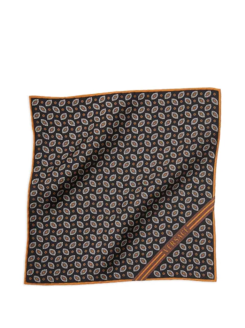 Versace printed silk twill pocket square