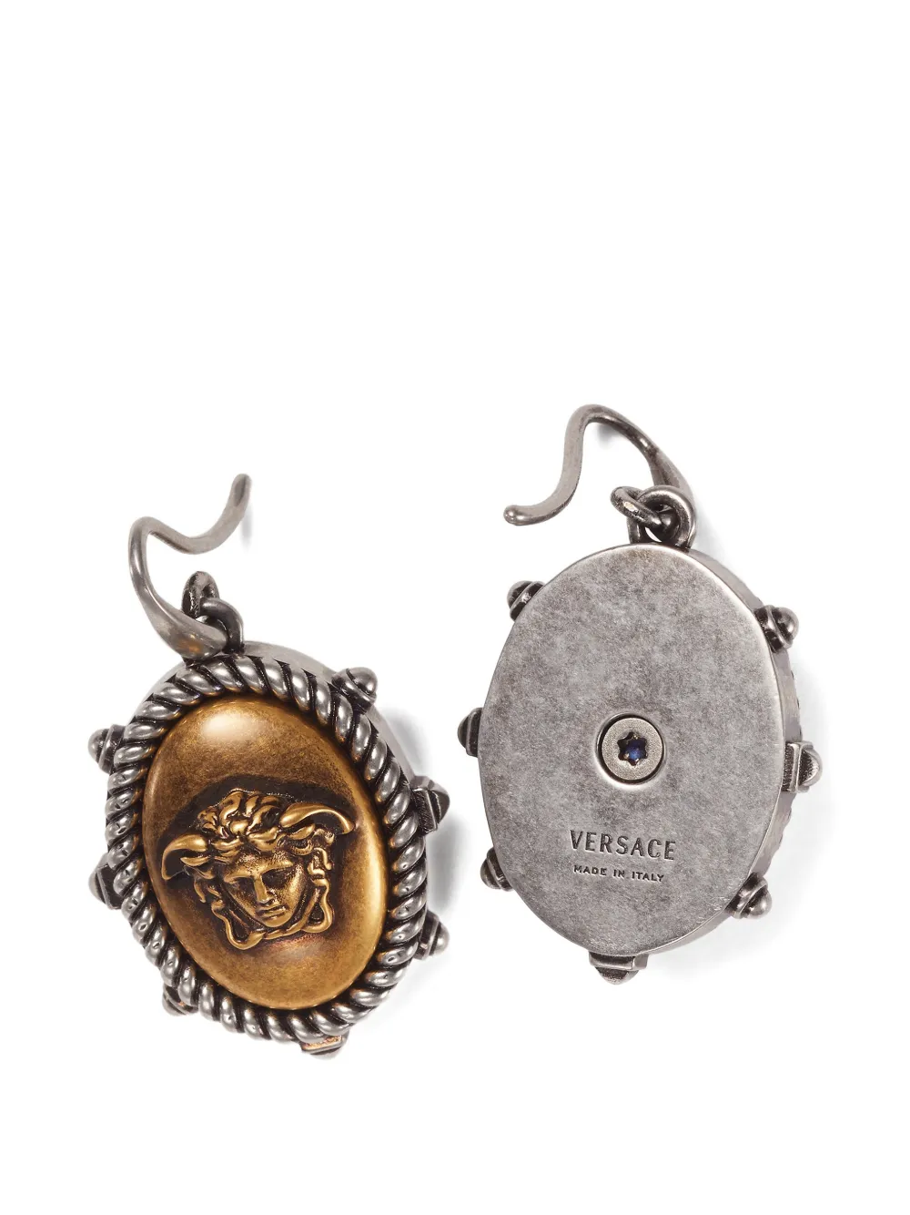  Versace Pendientes Tivoli - Plateado 
