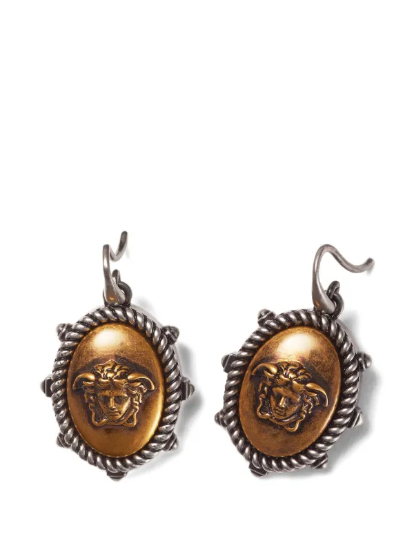 Versace Tivoli Earrings in Silver
