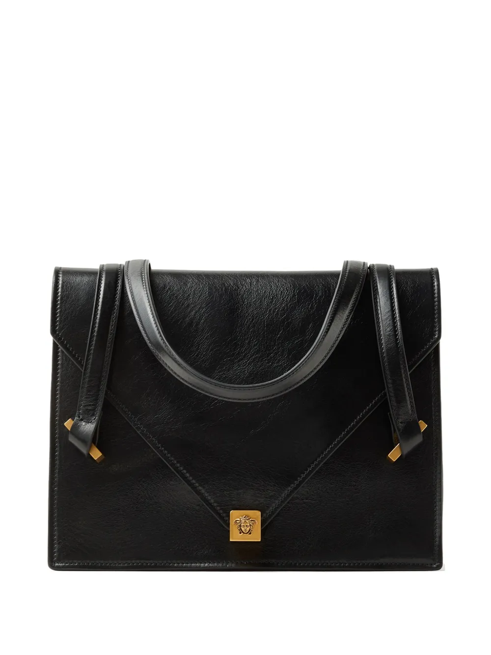 Versace Severine leather shoulder bag - Nero