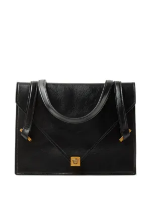Versace Cabine レザーショルダーバッグ | ブラック | FARFETCH JP