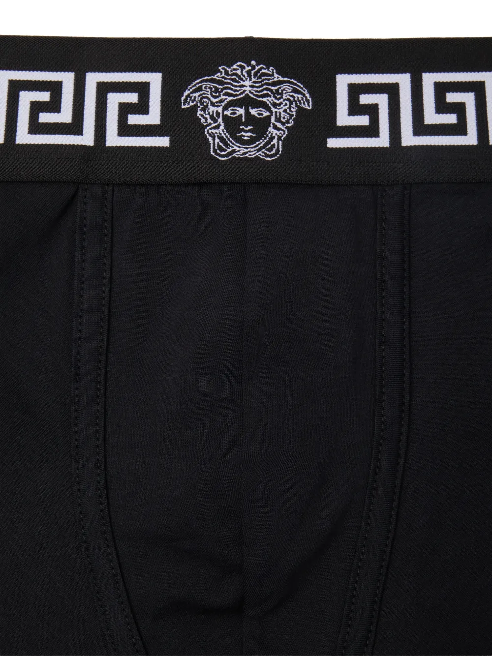 Versace Katoenen jersey boxershorts Zwart