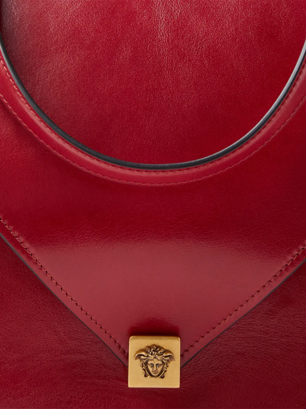 Versace Severine leren schoudertas Rood