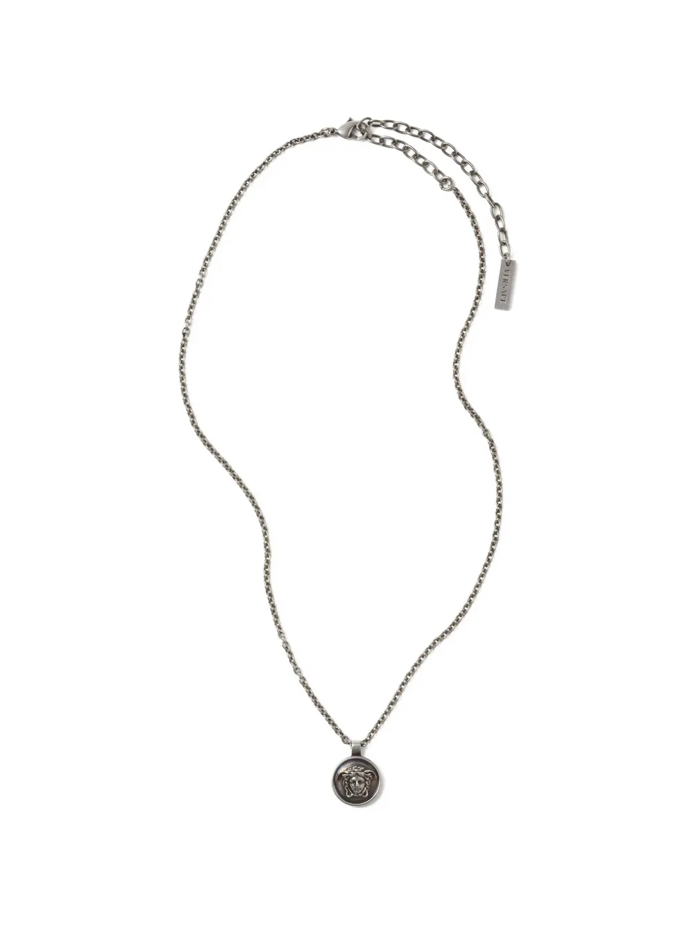 Versace Medusa Necklace In Silver