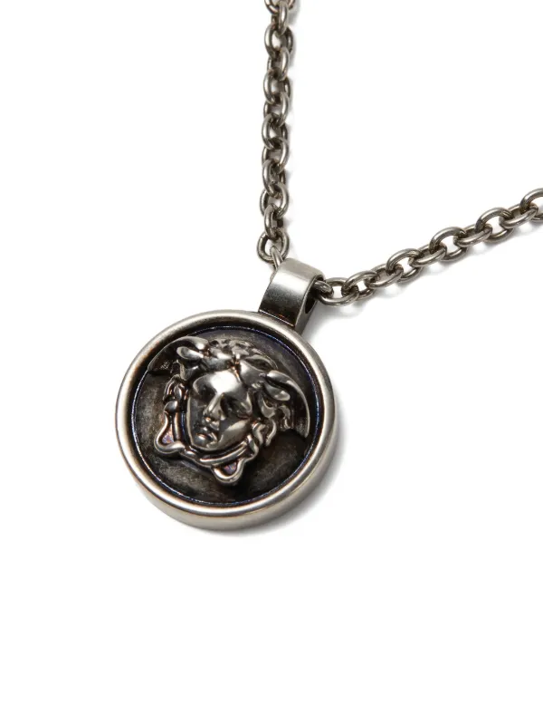 VERSACE メドゥーサ ネックレス Versace メドゥーサ ネックレス | シルバートーン | FARFETCH JP