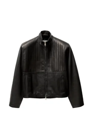Versace（ヴェルサーチェ）メンズ レザージャケット - FARFETCH