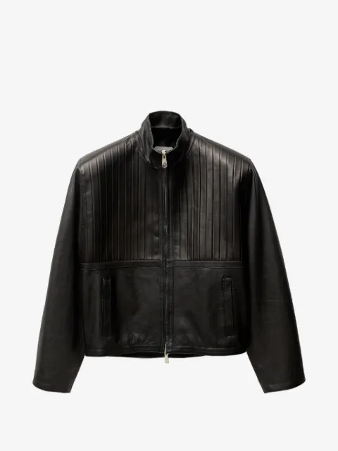 Versace leather jacket