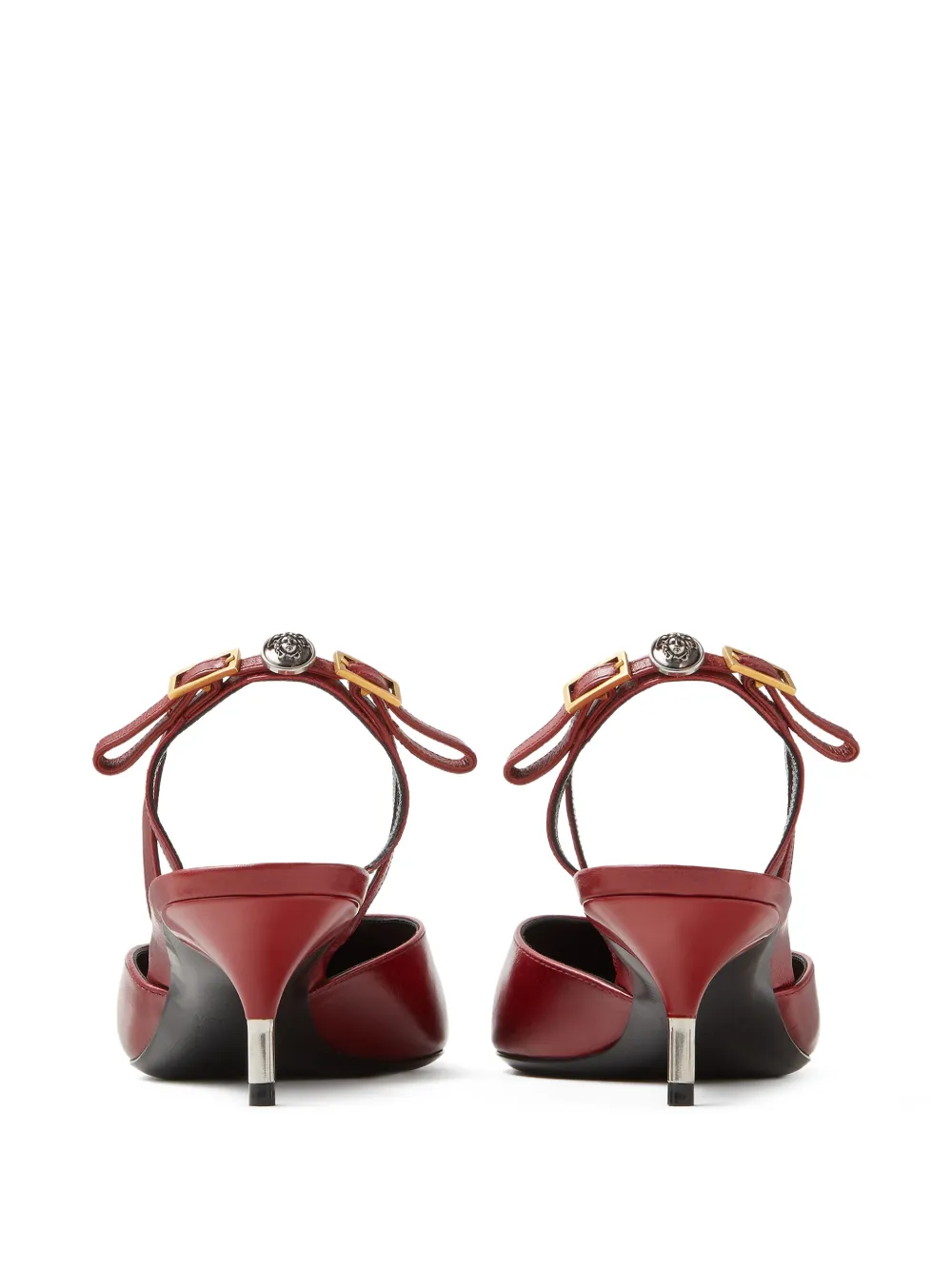 Versace Pumps met puntige neus Rood