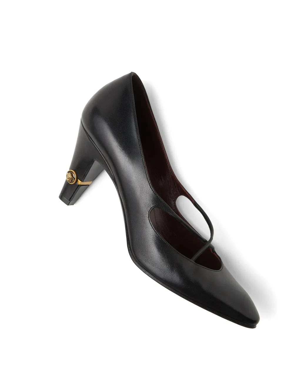 Versace Pumps met gekruist medaillon Zwart