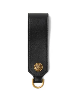 Prada サフィアーノレザー キーホルダー | ブラック | FARFETCH JP