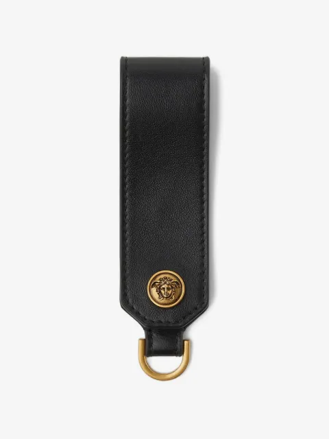 Versace Emblème leather keychain