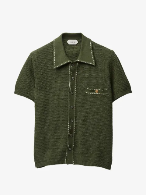 Versace cotton knit shirt