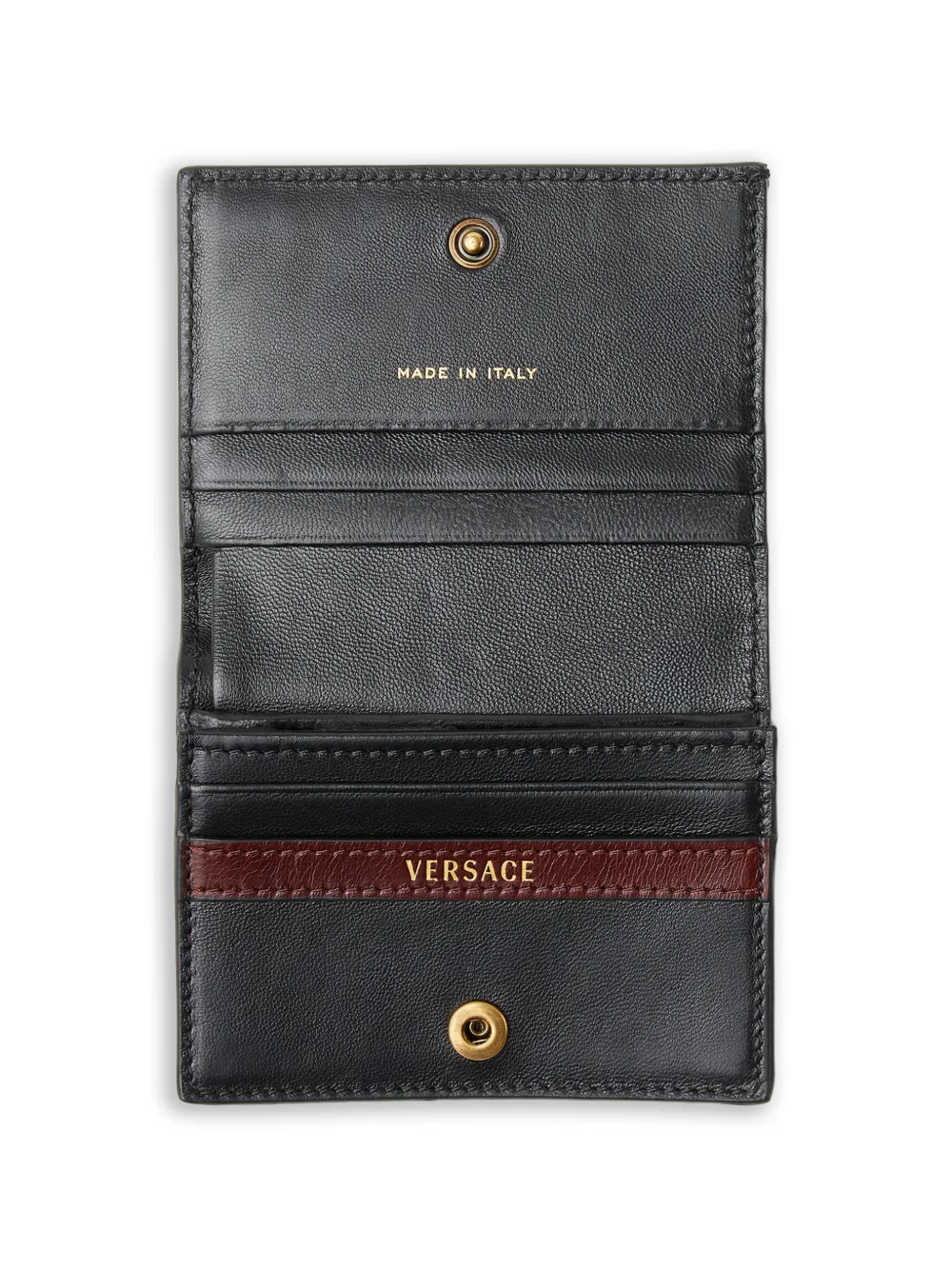  Versace Medusa Emblem Wallet - Black 