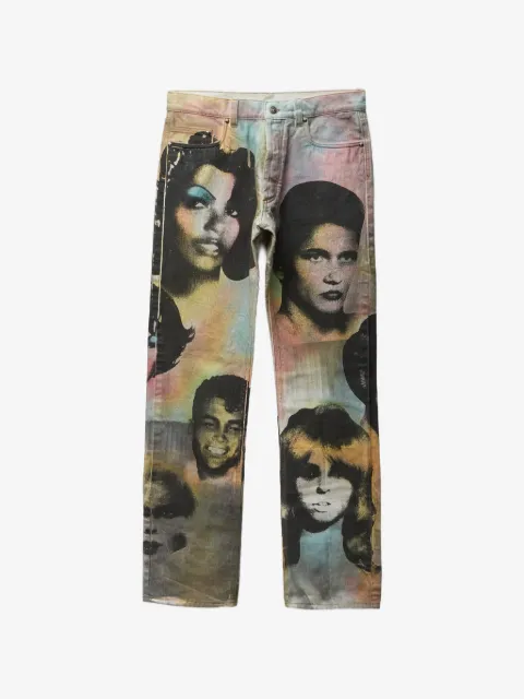 Versace printed regular jeans