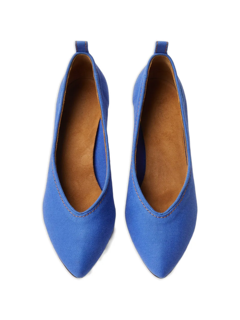 Versace Tina denim pumps Blauw