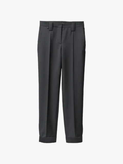 Versace pantalon de costume en mohair mélangé