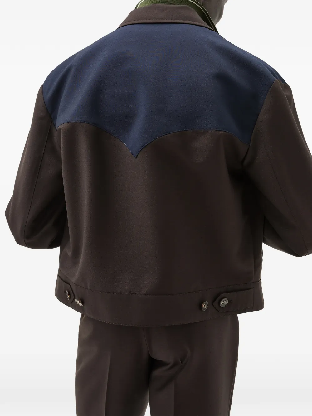 wool-mohair zip blouson