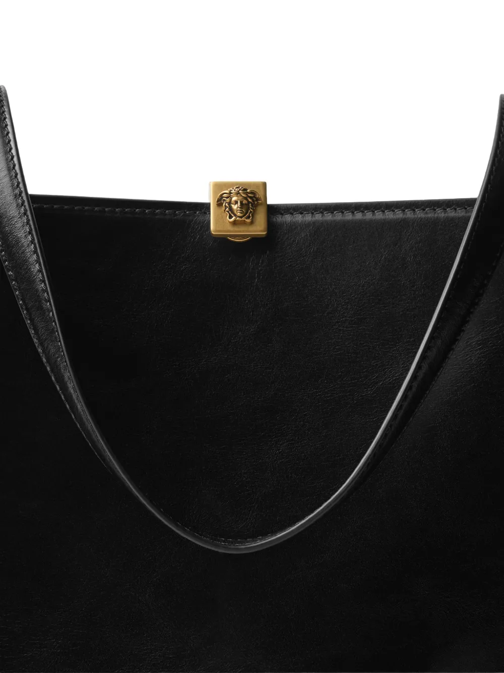 Versace Severine leren shopper Zwart