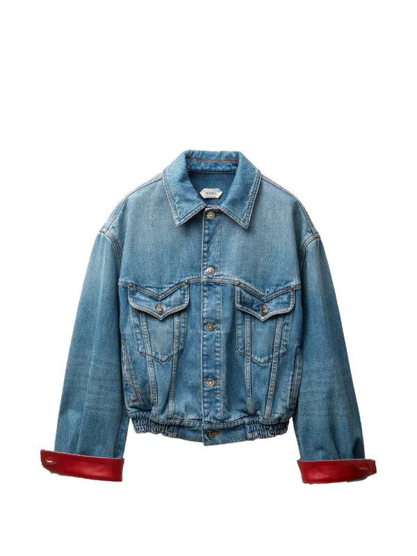 Versace Jaqueta Jeans | Azul | FARFETCH BR