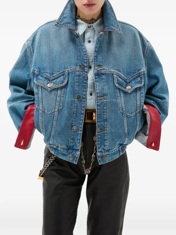 Versace Jaqueta Jeans | Azul | FARFETCH BR