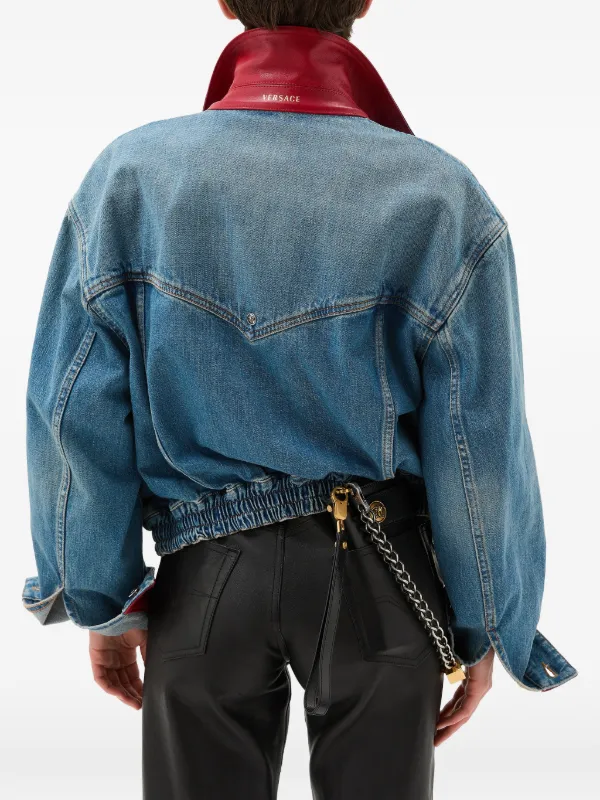 Versace Jaqueta Jeans | Azul | FARFETCH BR