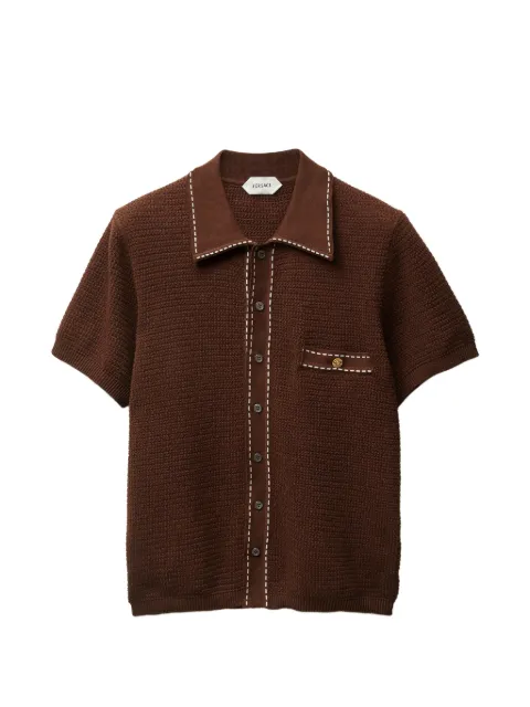 Versace cotton knit shirt