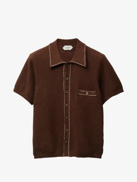 Versace cotton knit shirt