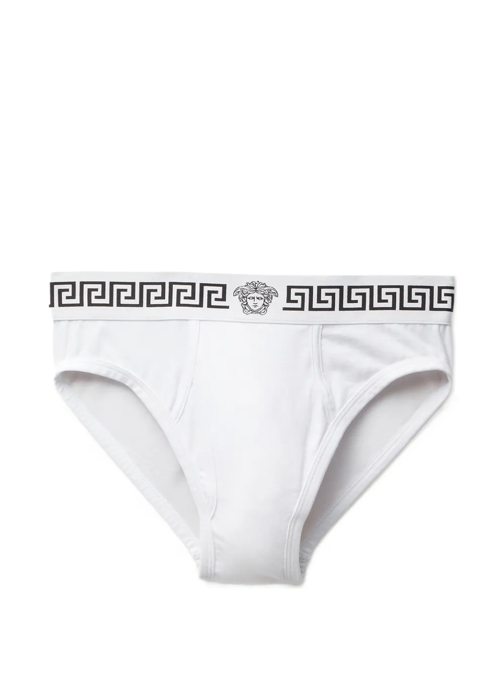 Versace Slip in jersey di cotone - Bianco