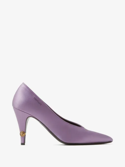 Versace zapatillas Gianni de satén de 90 mm