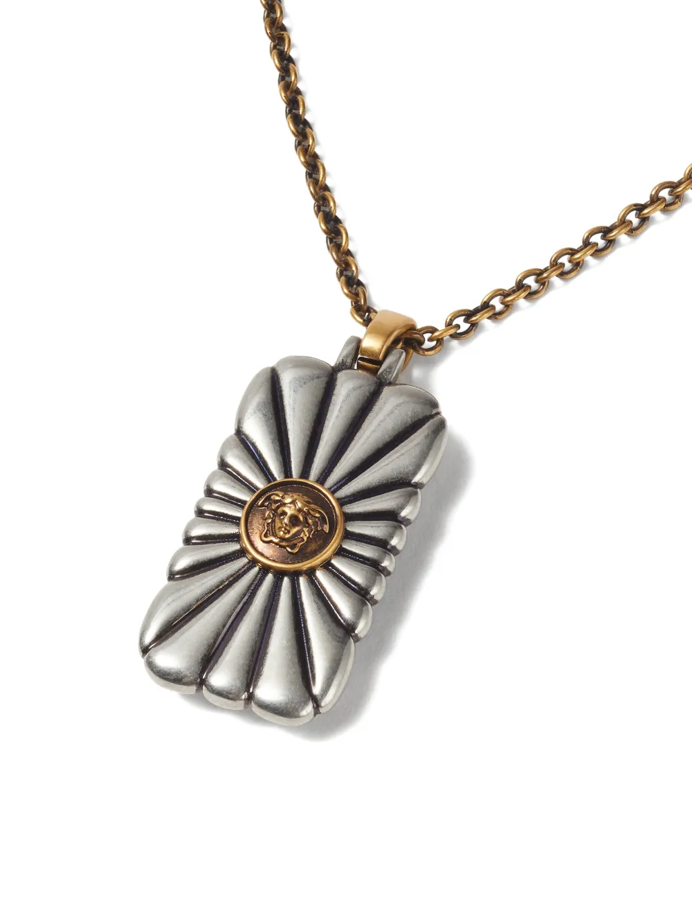 Versace Circe Necklace In Silver