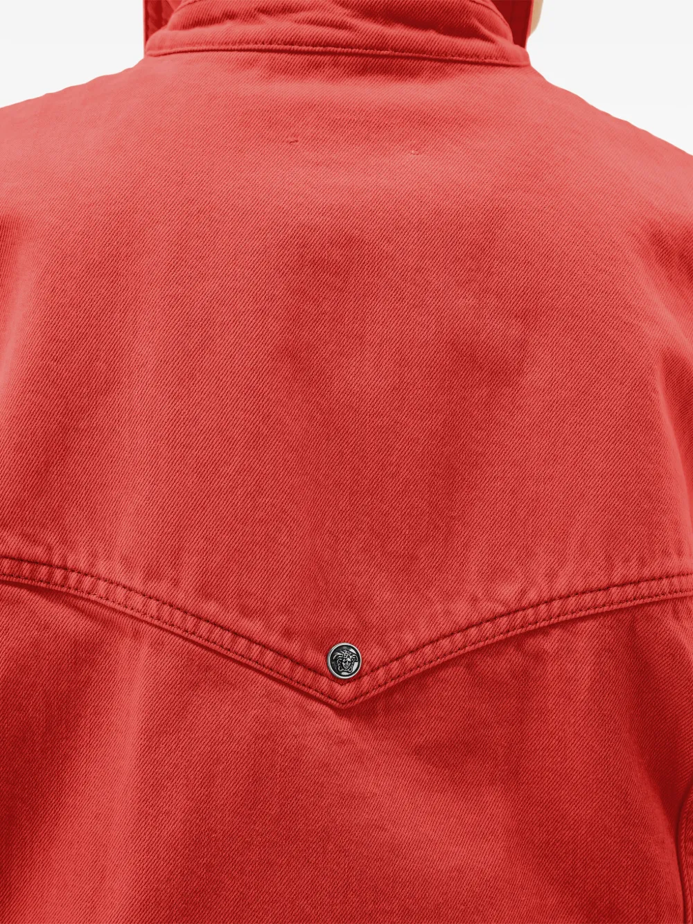 Versace Oversized denim jack Rood