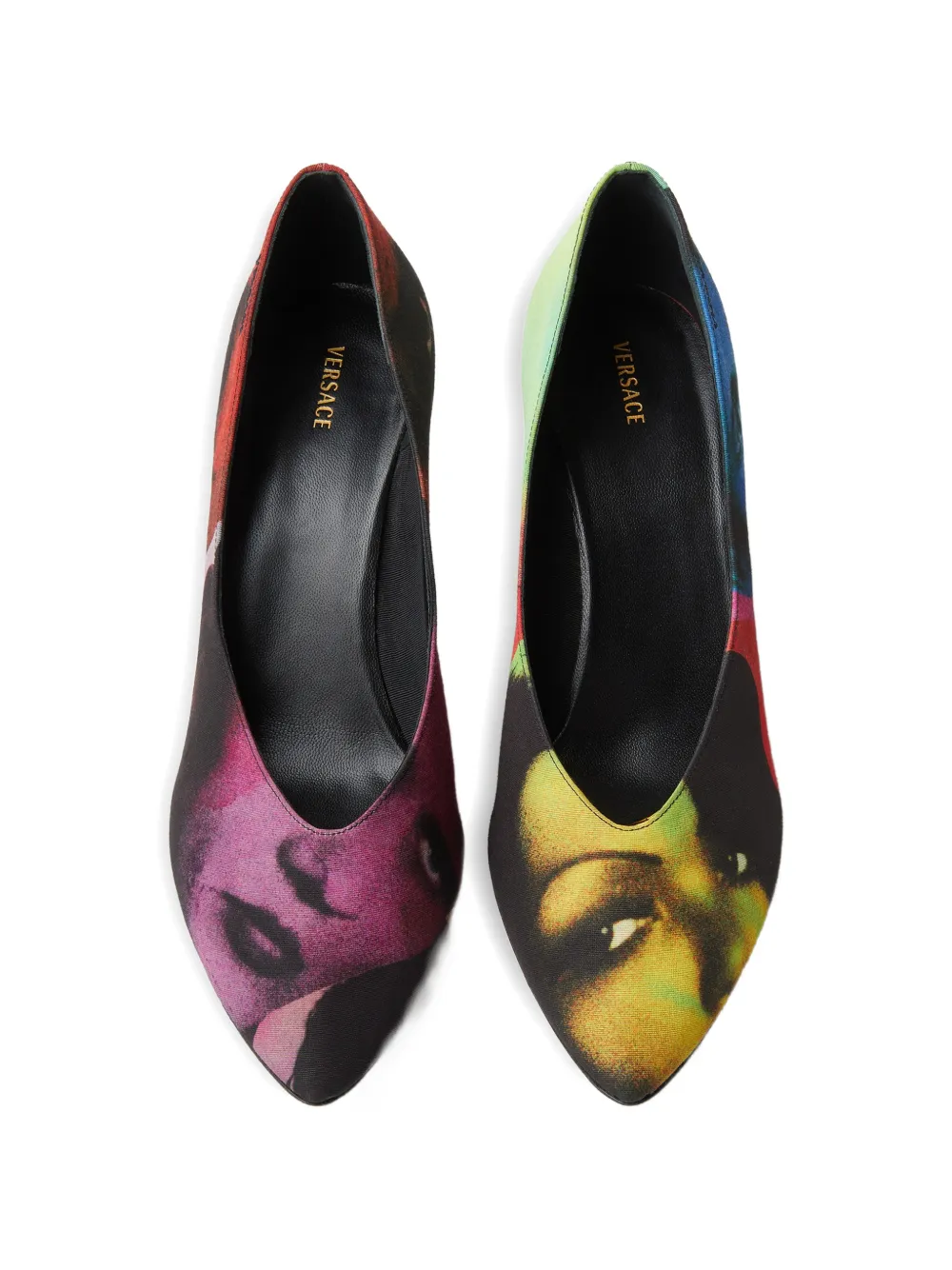 Versace Pumps met print Rood