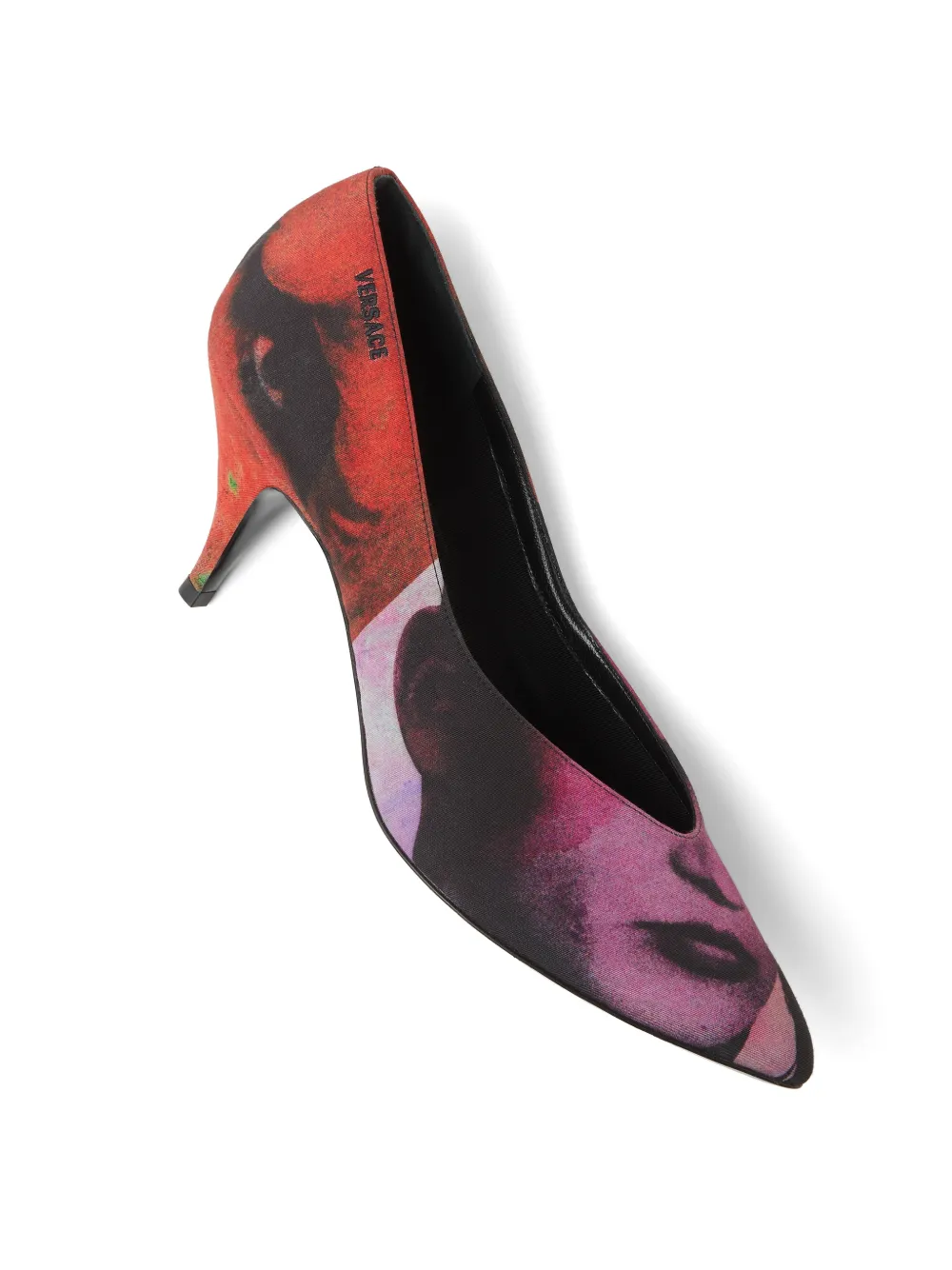 Versace Pumps met print Rood