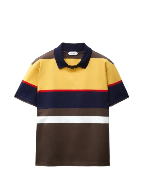 Versace striped cotton-jersey t-shirt