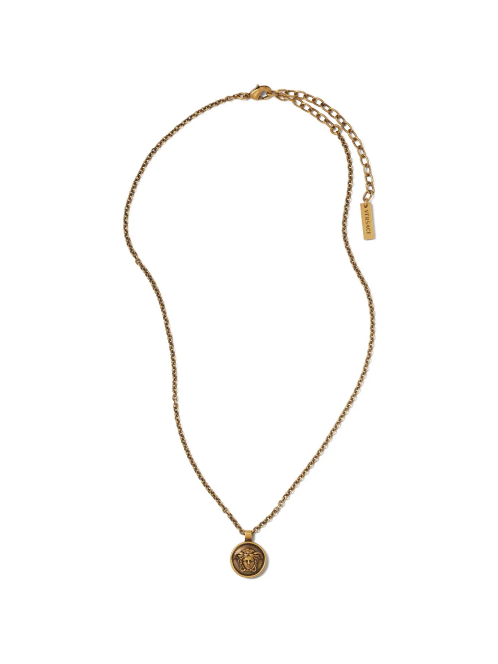Versace Medusa Necklace In Gold