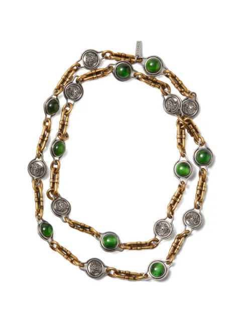 Versace Medusa-charm chain necklace