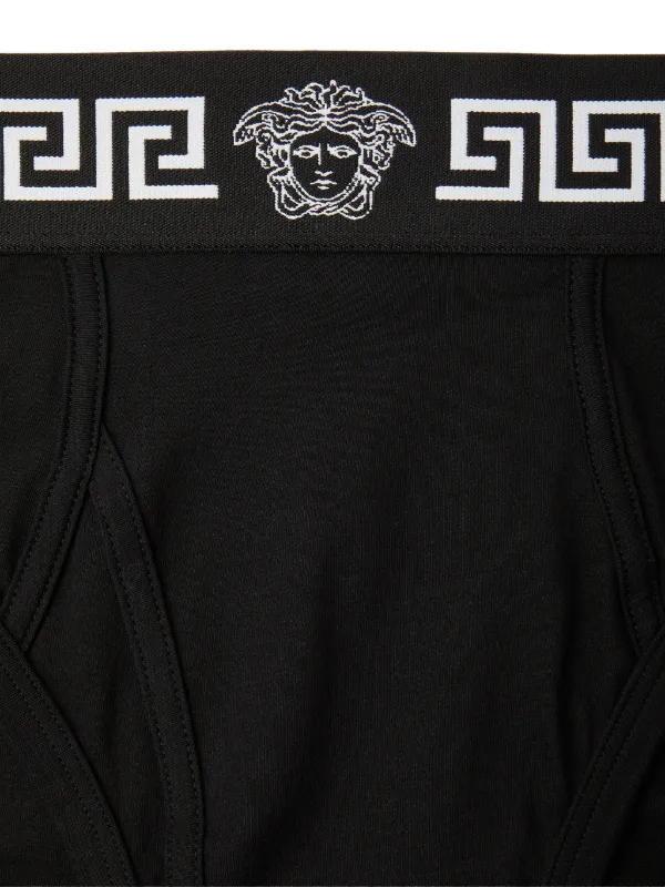 Versace コットン ブリーフ | ブラック | FARFETCH JP