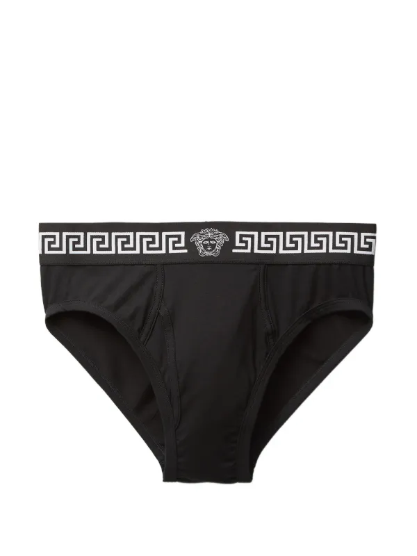 Versace コットン ブリーフ | ブラック | FARFETCH JP
