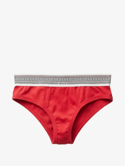 Versace calzones de algodón con canalé