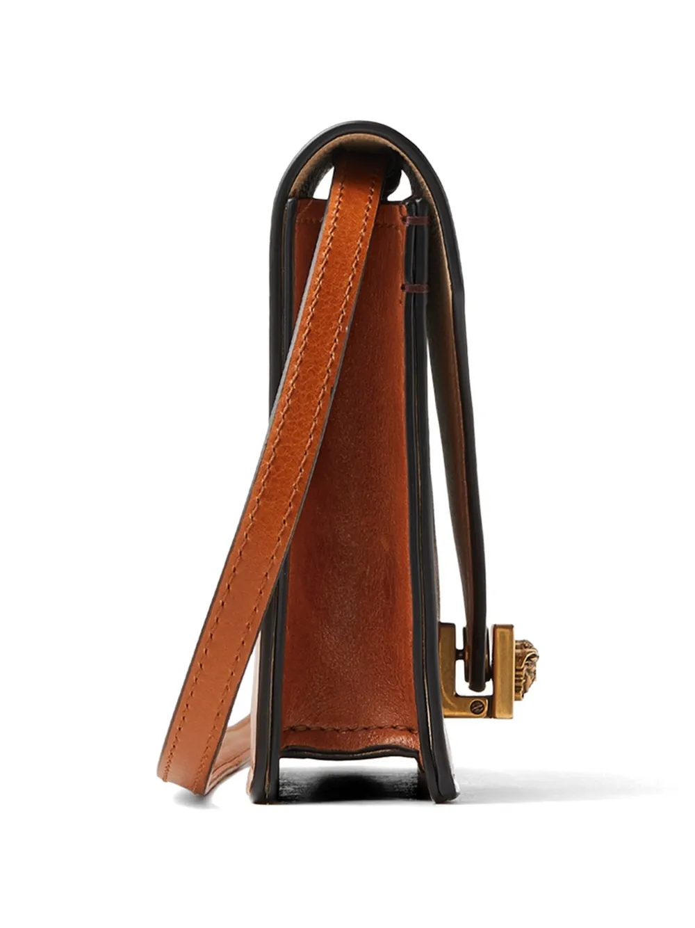 Versace Severine leren mini tas Bruin