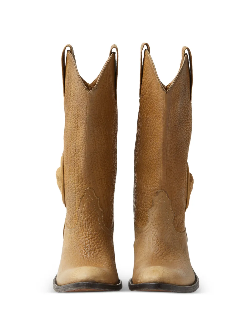 Versace Western laarzen met Medusa-patch Beige