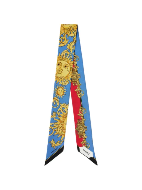 Versace printed silk twill ribbon