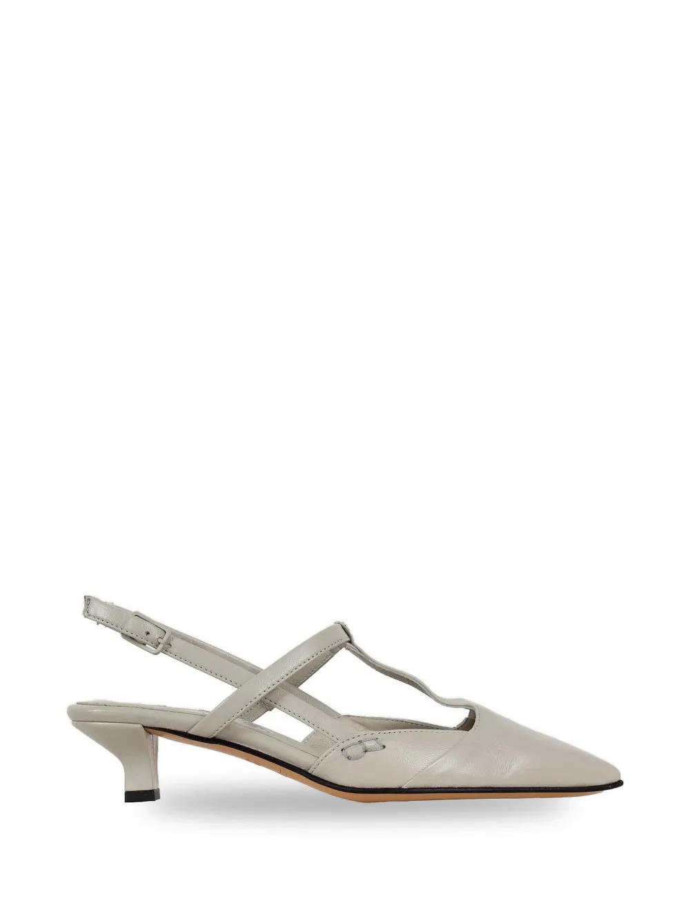 Pomme D´Or T-bar slingback pumps Grijs