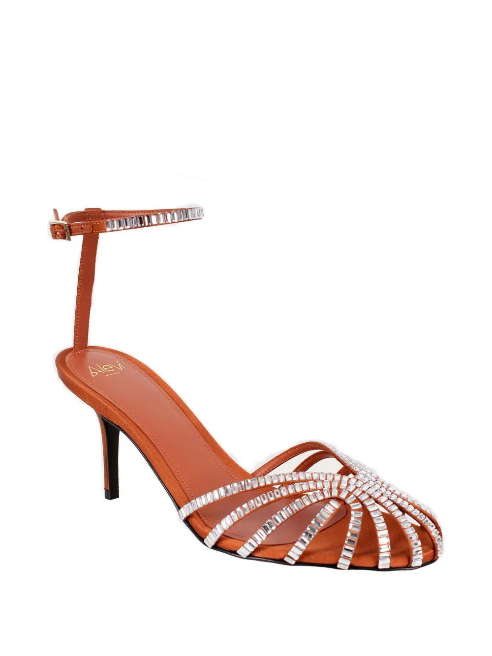 Alevì Penelope 80 embellished-strap sandals Oranje